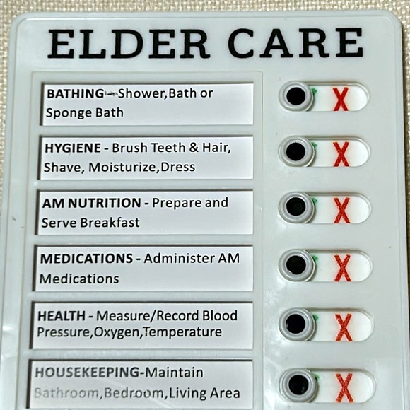 Elder Care Checklist Chorus Chart Detachable Paper 1 Piece - Picture 3 of 6